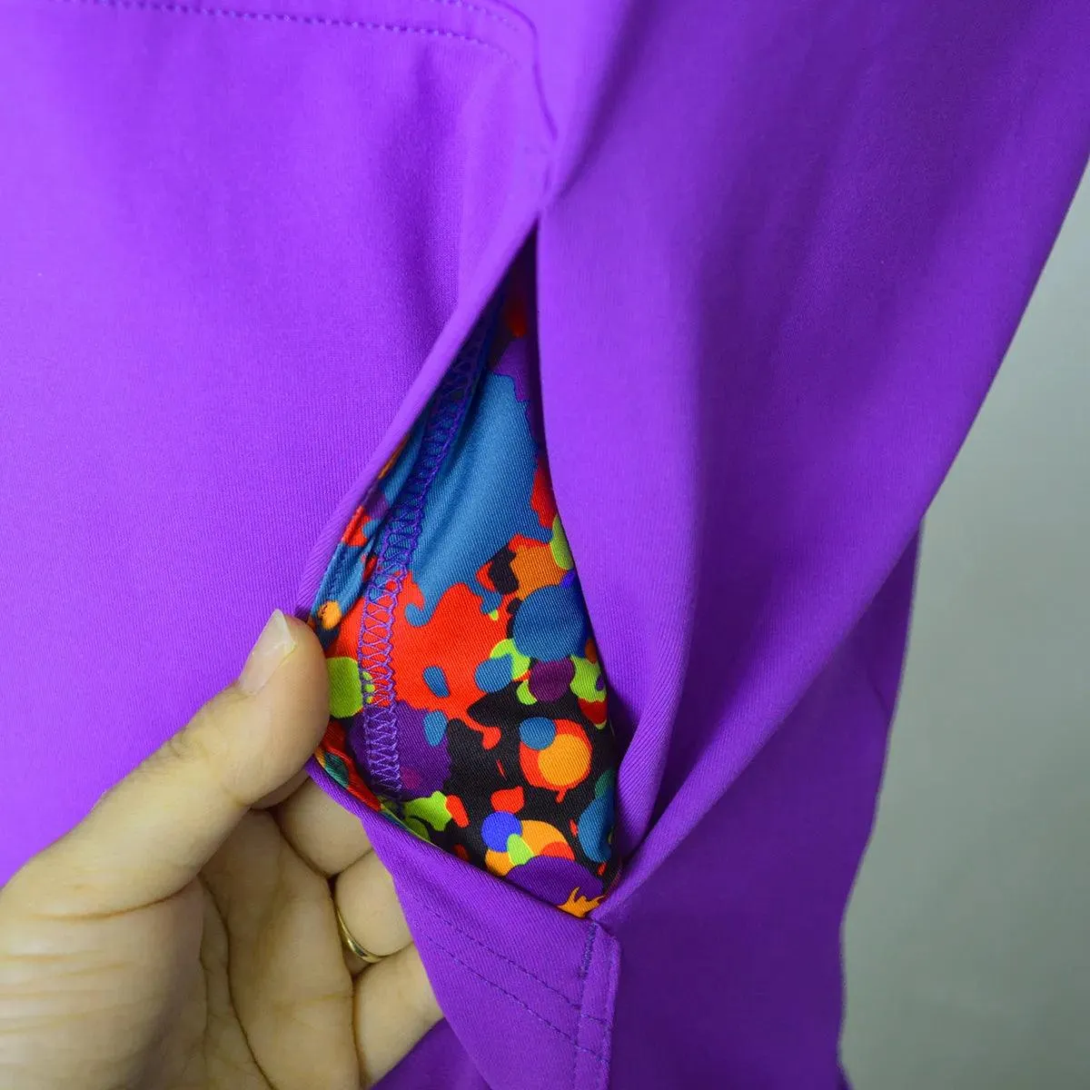 Purple Haze Hoodie - Vibrant Artistic Design, Lightweight & Breathable
