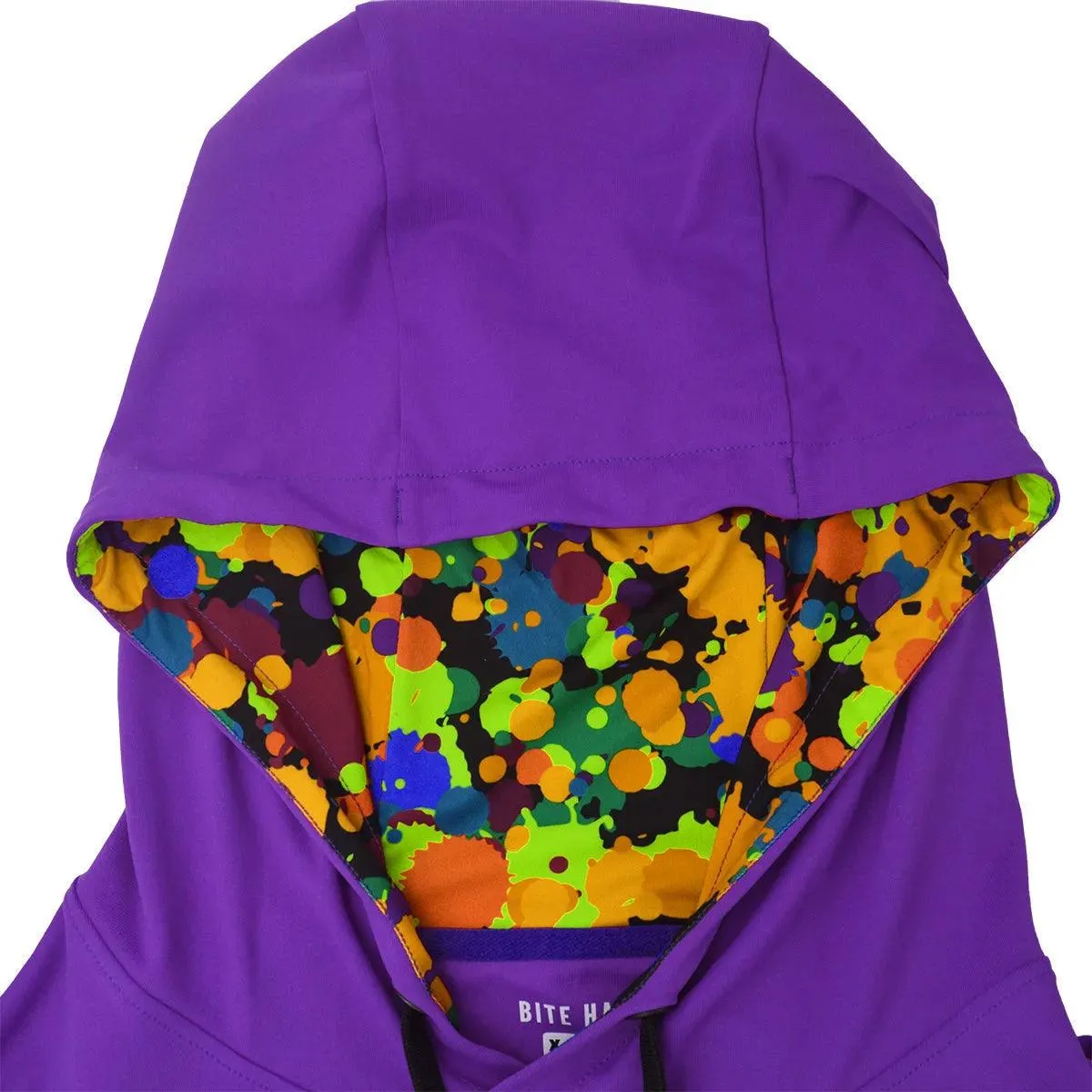 Purple Haze Hoodie - Vibrant Artistic Design, Lightweight & Breathable