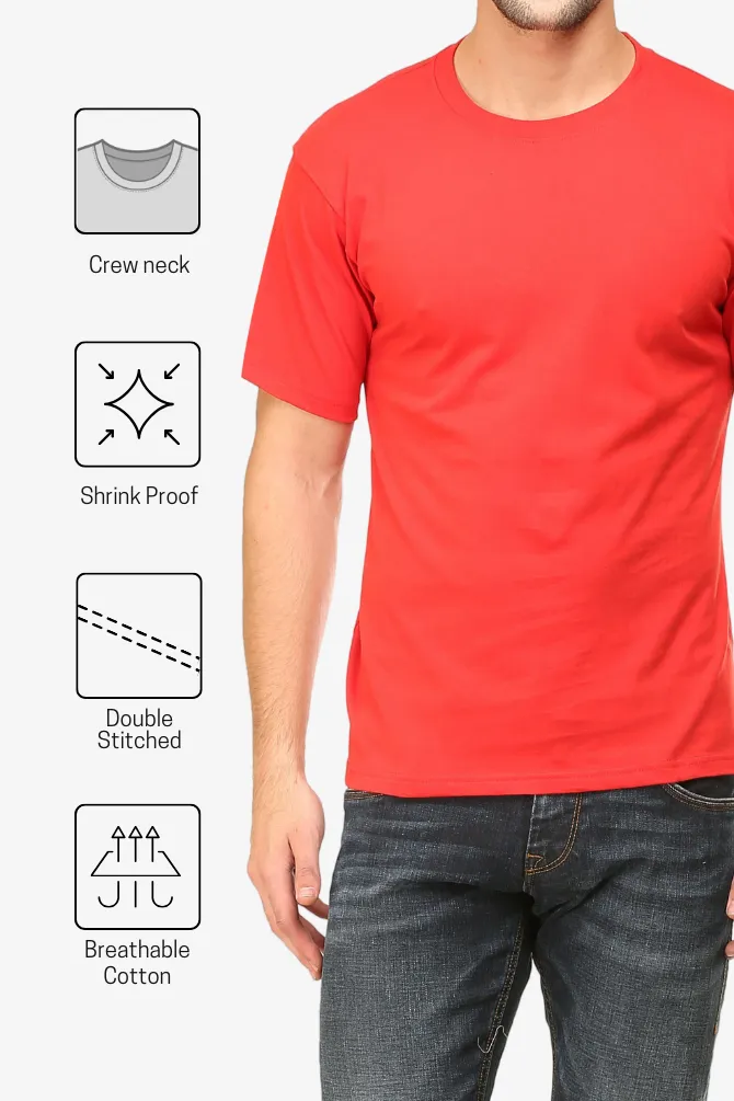 Red T-shirt for men