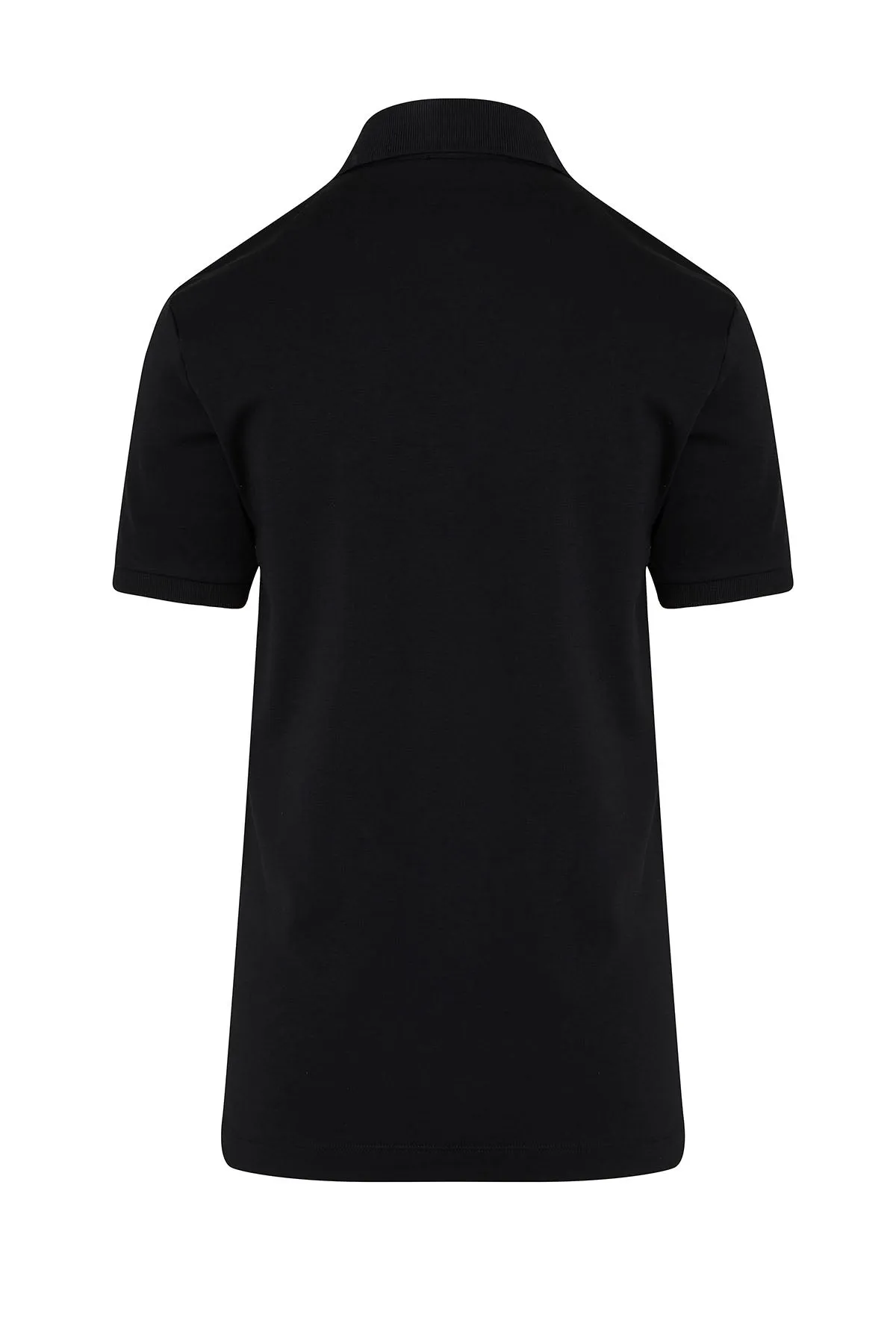 Regular Fit Cotton Black Polo T-Shirt