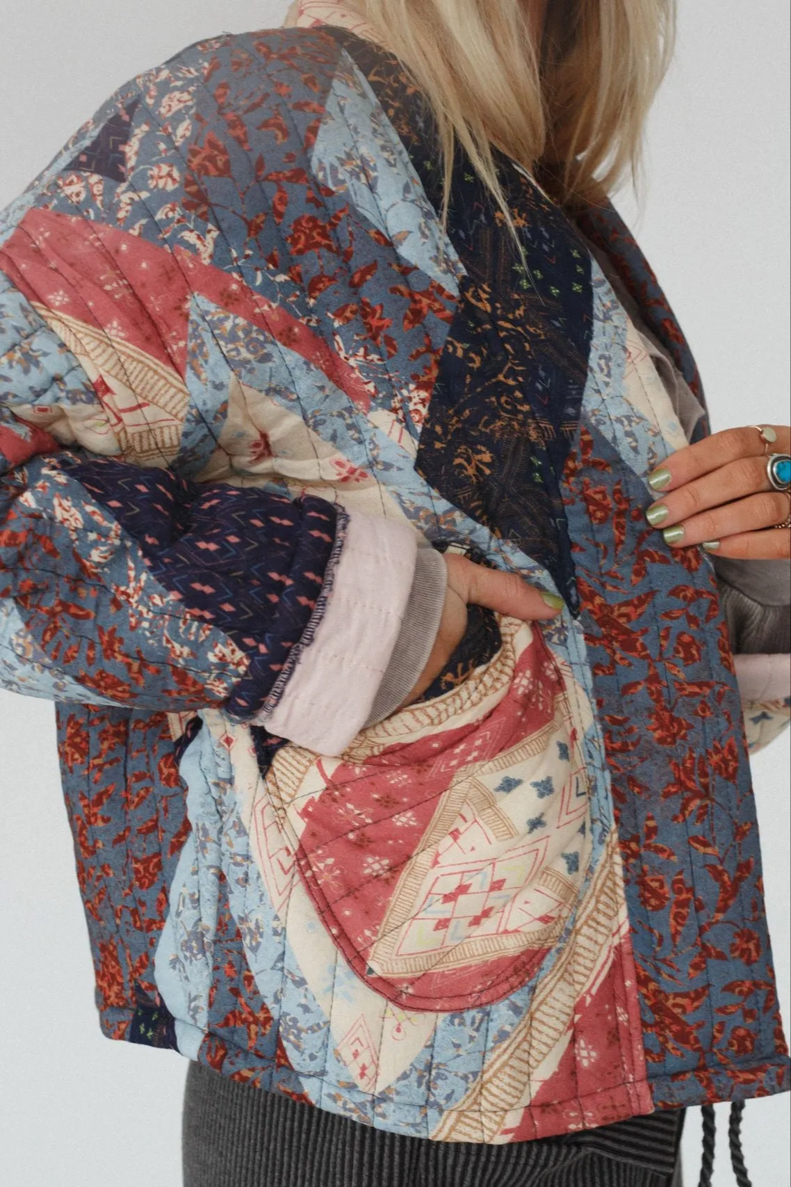 Secret Haven Quilted Jacket - Multi