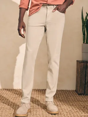 Stretch Terry 5 Pocket Pant in Stone