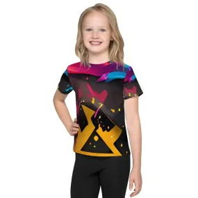 Vibrant expressions unisex hoodie kids crew neck t-shirt