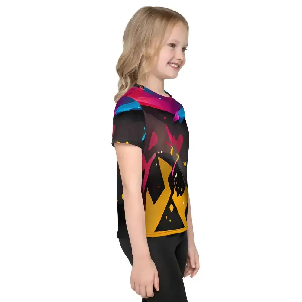 Vibrant expressions unisex hoodie kids crew neck t-shirt