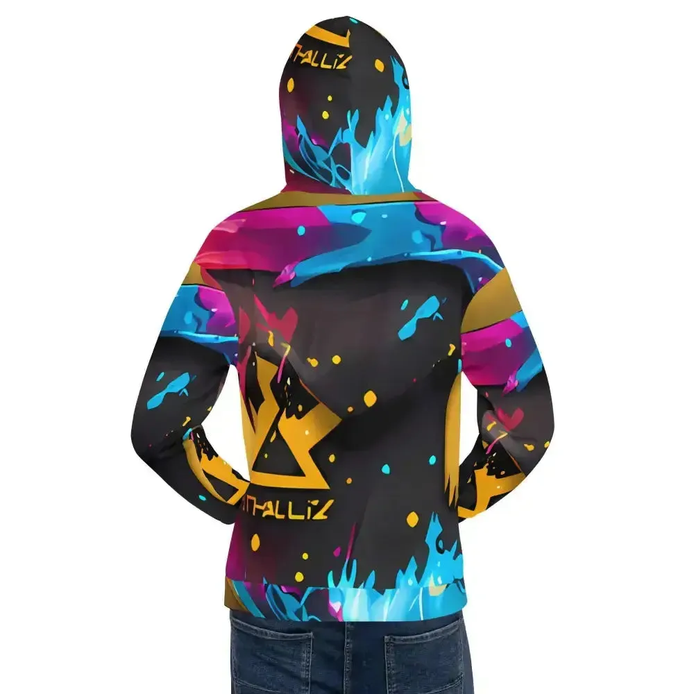 Vibrant expressions unisex hoodie
