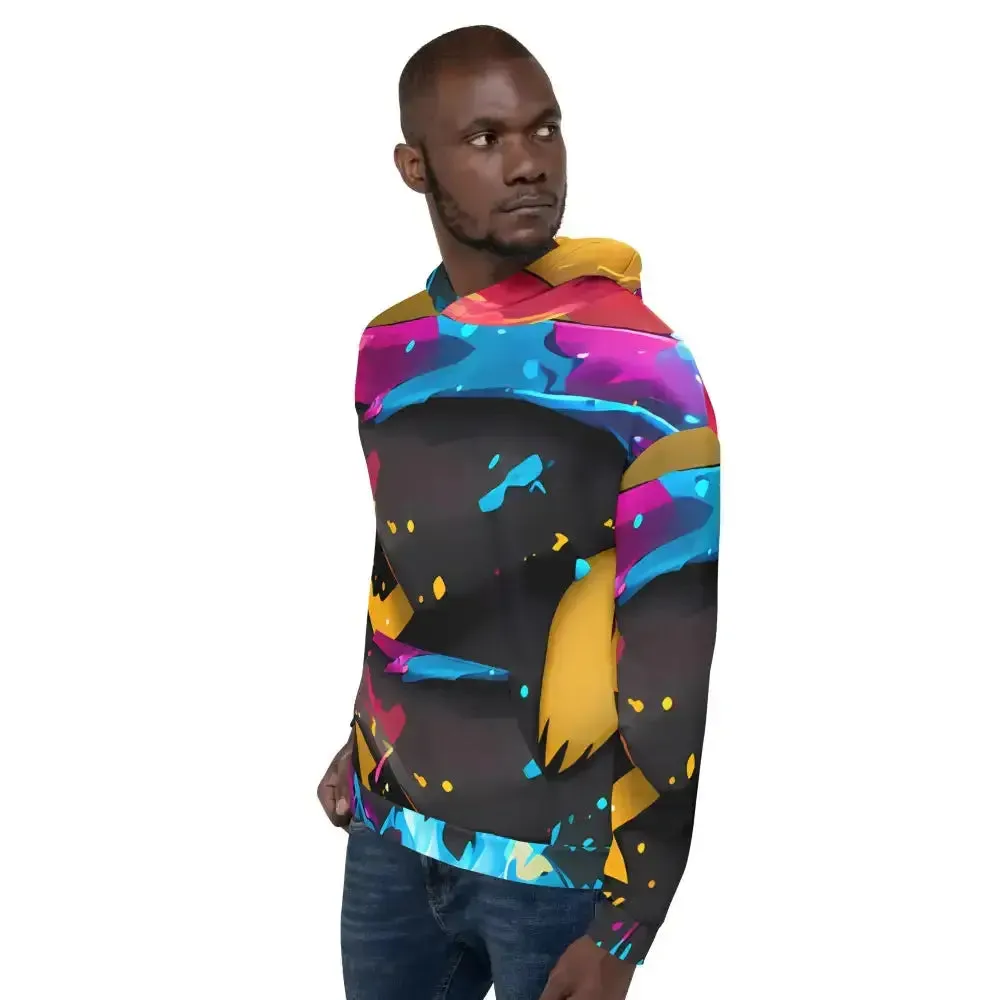 Vibrant expressions unisex hoodie