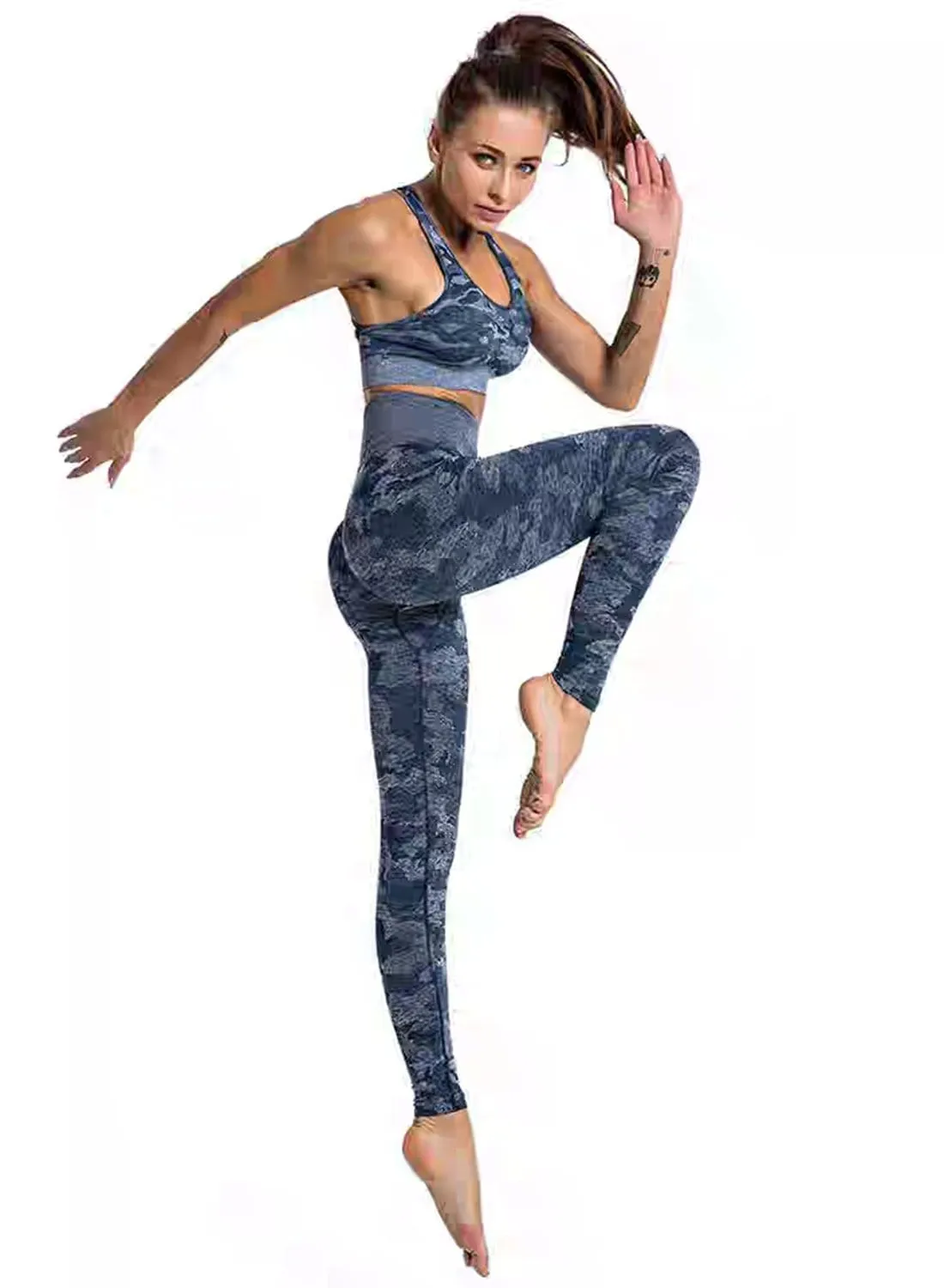 Women's Breatheable Camouflage  Soft  Leggings