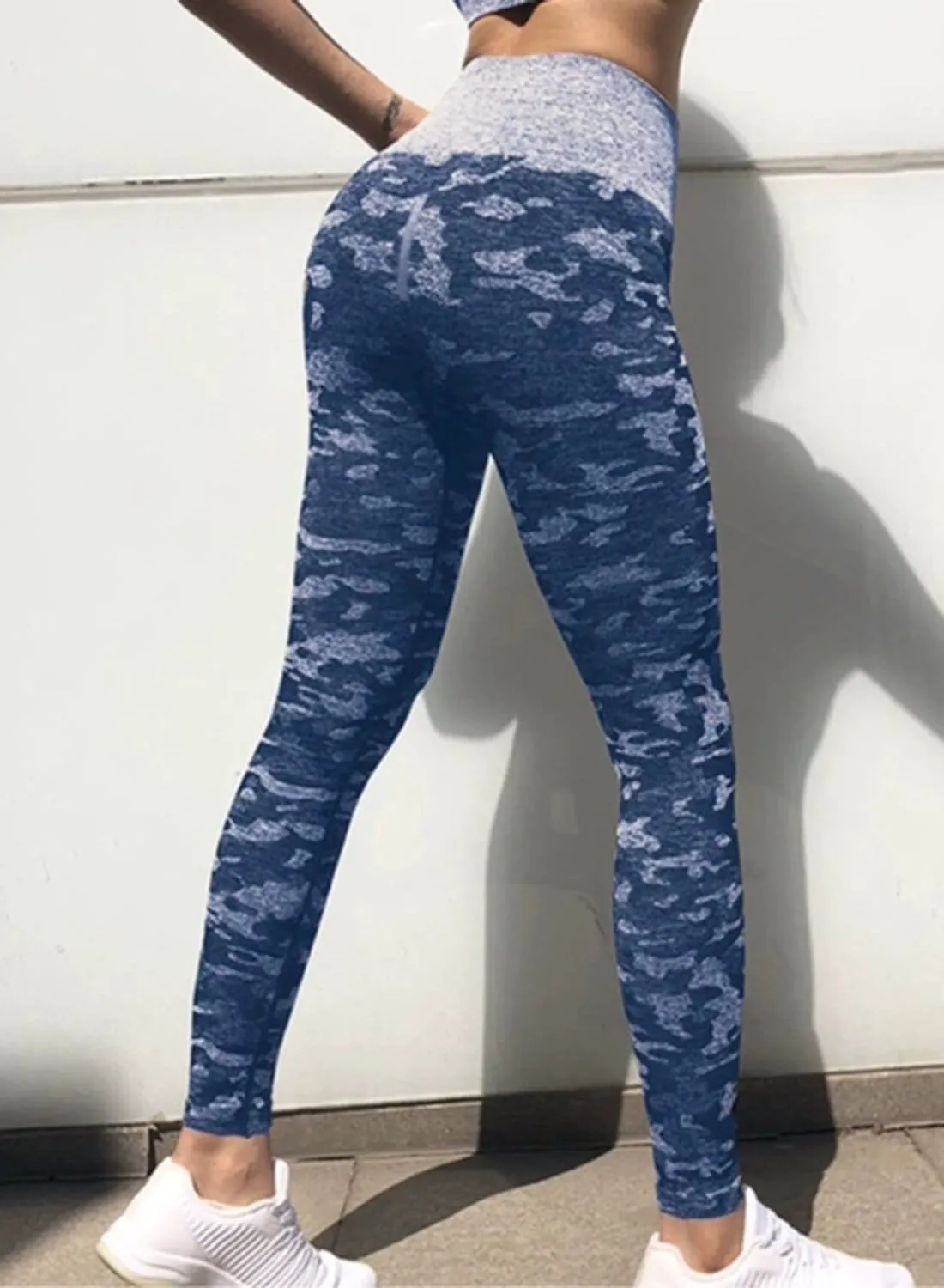 Women's Breatheable Camouflage  Soft  Leggings