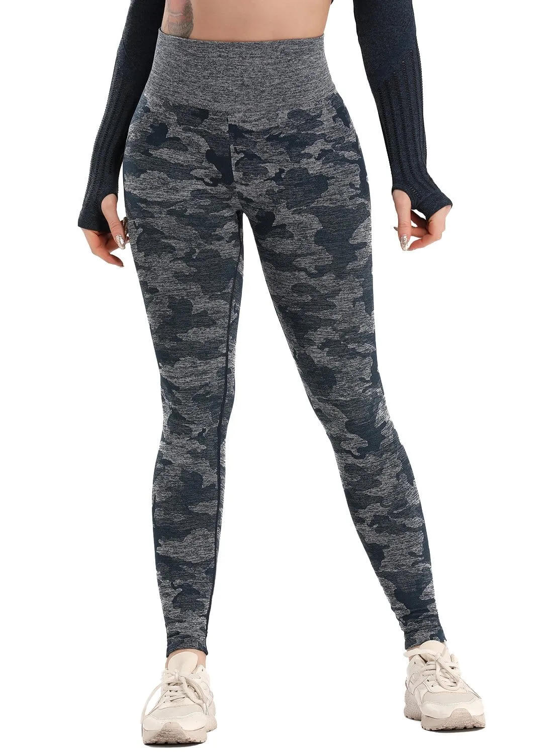 Women's Breatheable Camouflage  Soft  Leggings