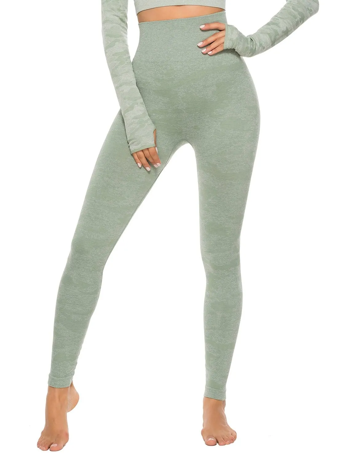 Women's Breatheable Camouflage  Soft  Leggings