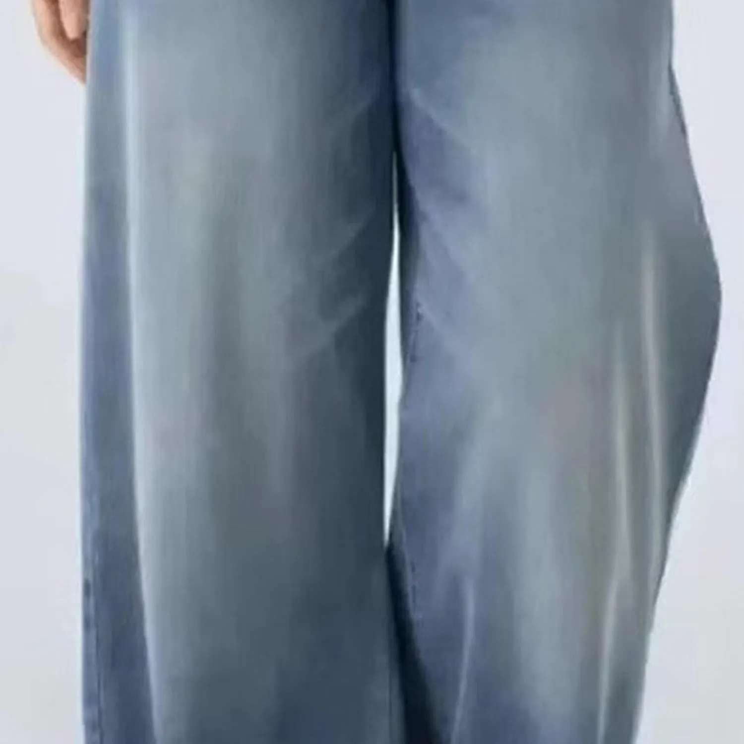 Women's Loose Fit High Waist Jeans Business Casual Pants Fashion Skinny Pocket Stretch Straight Jeans Solid Color