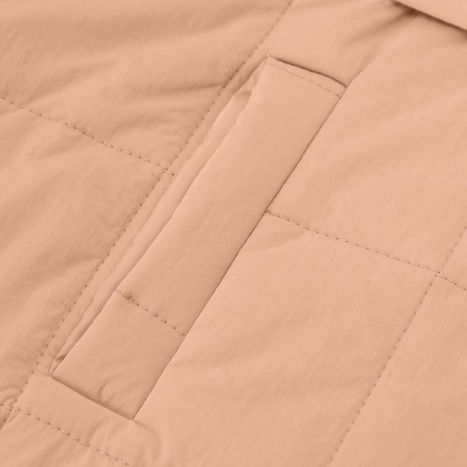 Women's Oversized Puffer Jacket with Hood Quilted Lightweight Winter Warm Pullover Padded Cotton Coat Trendy