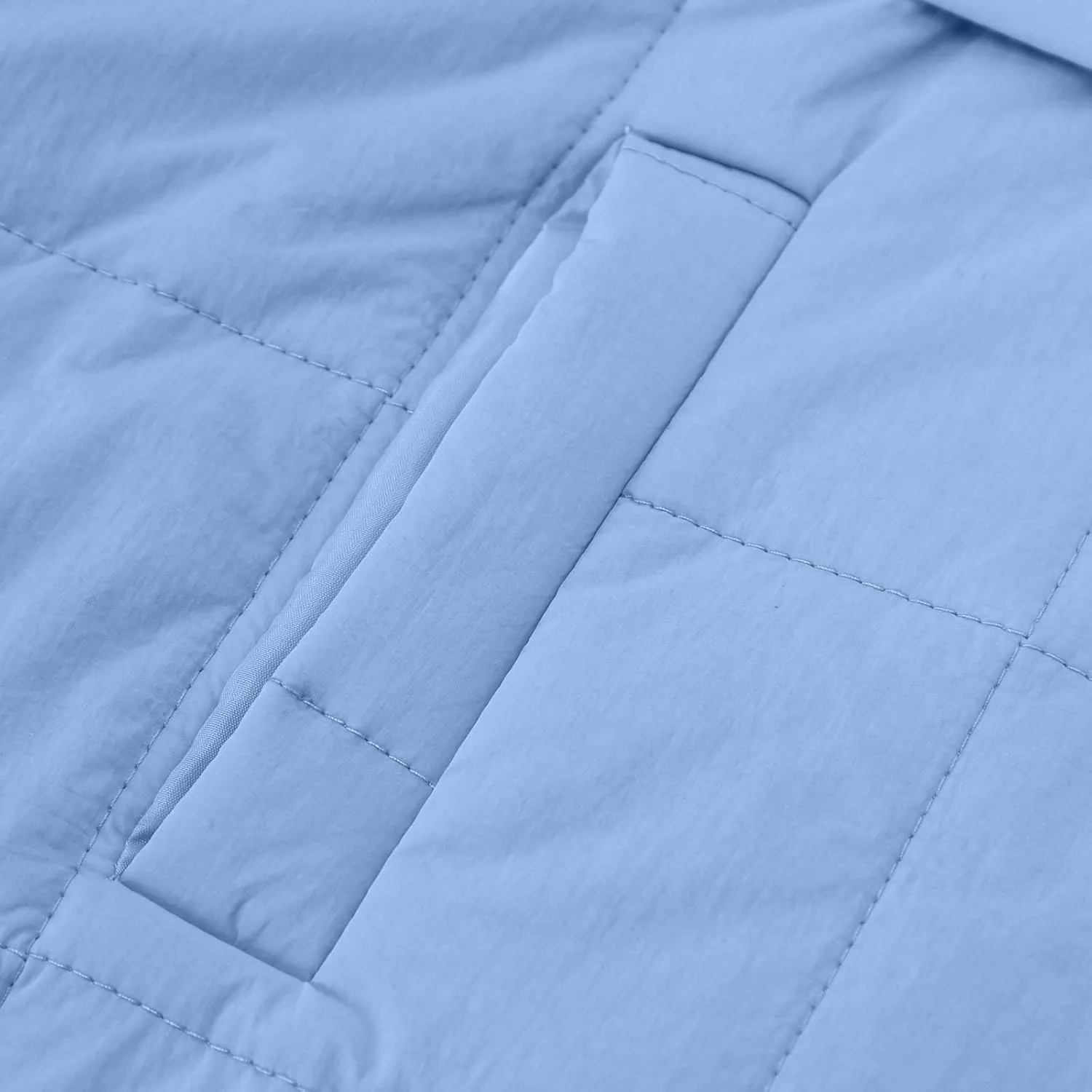 Women's Oversized Puffer Jacket with Hood Quilted Lightweight Winter Warm Pullover Padded Cotton Coat Trendy