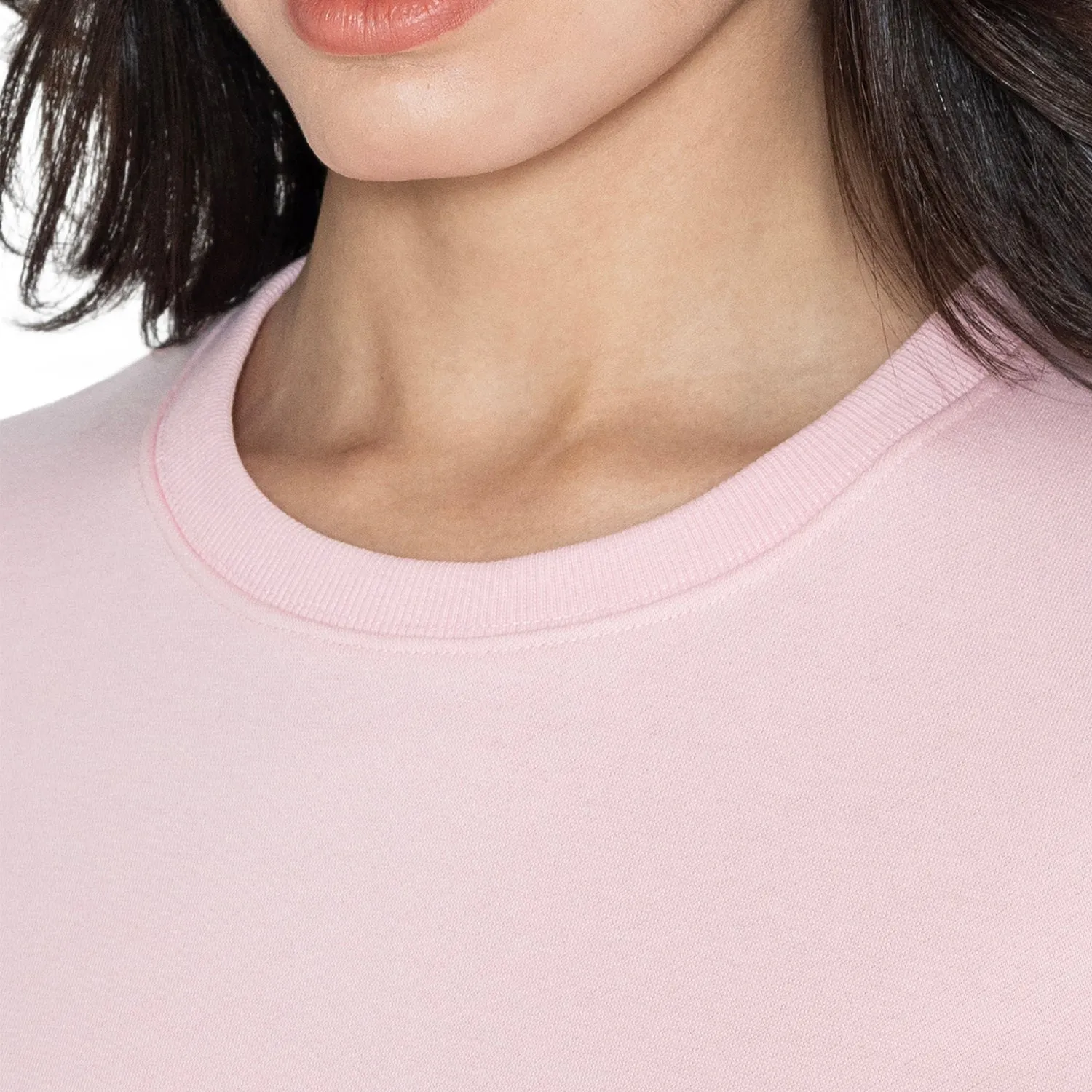 Women's Plain Sweatshirt - Orchid Pink
