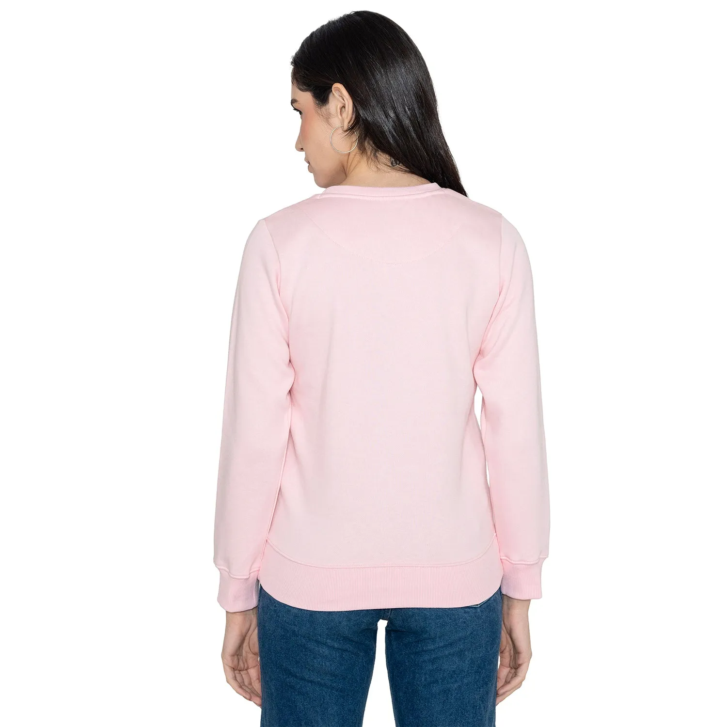 Women's Plain Sweatshirt - Orchid Pink
